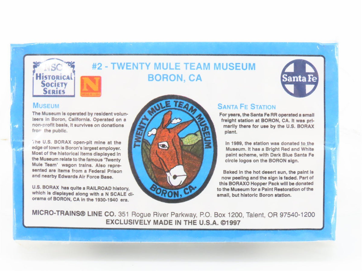 N Scale Micro-Trains MTL NSC #2 Twenty Mule Team Museum Hopper 2-Pack Sealed