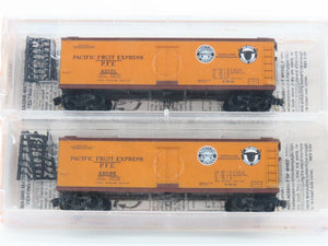 N Scale Micro-Trains MTL PFE Belmont Shore Railroad Club Reefer 2-Pack Sealed