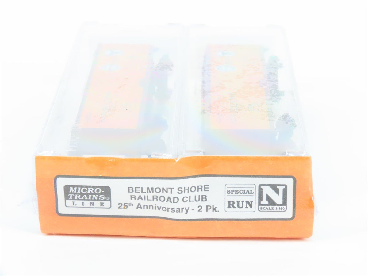 N Scale Micro-Trains MTL PFE Belmont Shore Railroad Club Reefer 2-Pack Sealed