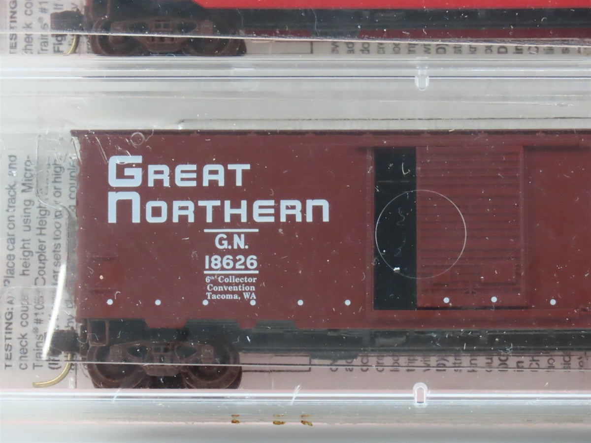 N Scale Micro-Trains MTL Special Run GN Great Northern 40&#39; Box Car 2-Pack Sealed