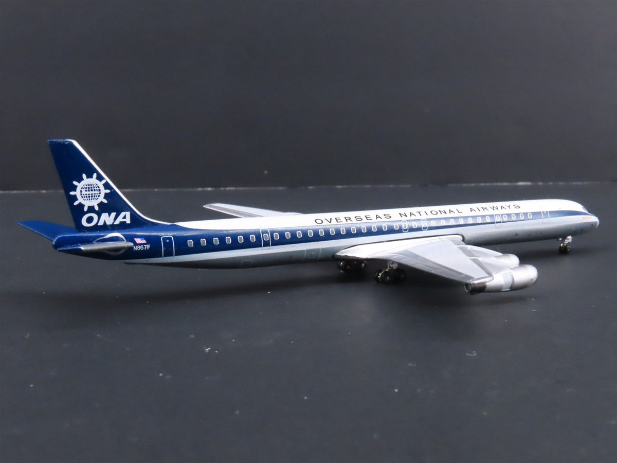 1:400 Aero Classics AC19059 Die-Cast ONA Overseas National Douglas DC-8 Airliner