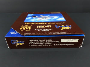 1:400 Scale Gemini Jets UPS McDonnell Douglas MD-11 Airliner #N250UP w/ Stand