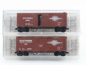 N Scale Micro-Trains MTL SOU Southern Spencer Shops Box Car 2-Pack Sealed