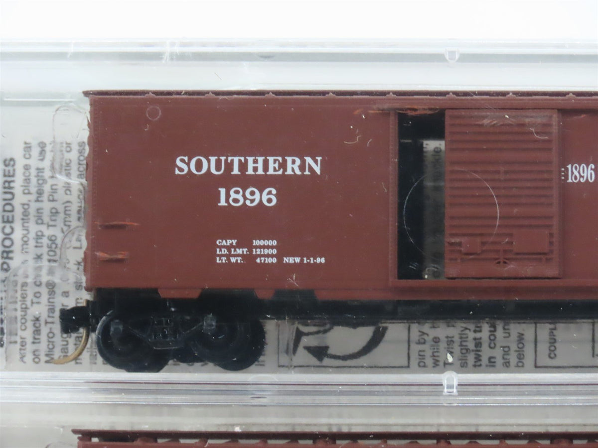 N Scale Micro-Trains MTL SOU Southern Spencer Shops Box Car 2-Pack Sealed