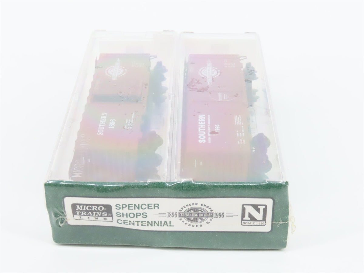 N Scale Micro-Trains MTL SOU Southern Spencer Shops Box Car 2-Pack Sealed