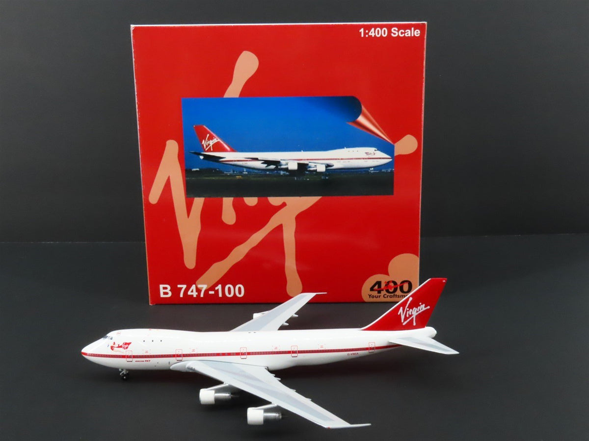 1:400 Scale Your Craftsman Virgin Boeing B747-100 Airliner G-VMIA &quot;Flying Lady&quot;