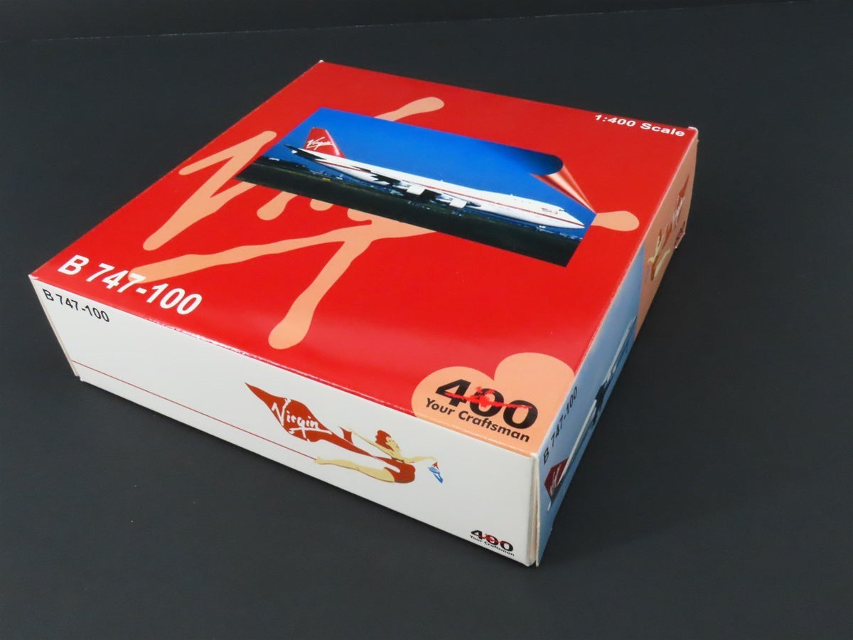 1:400 Scale Your Craftsman Virgin Boeing B747-100 Airliner G-VMIA &quot;Flying Lady&quot;