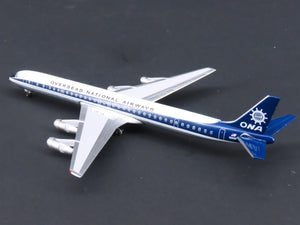 1:400 Scale Aero Classics Die-Cast ONA Overseas National Douglas DC-8 Airliner