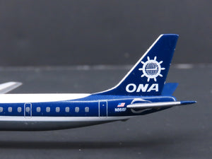 1:400 Scale Aero Classics Die-Cast ONA Overseas National Douglas DC-8 Airliner
