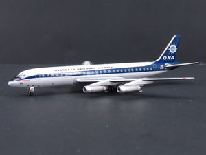 1:400 Scale Aero Classics Die-Cast ONA Overseas National Douglas DC-8 Airliner