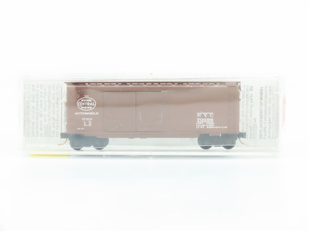 N Micro-Trains MTL 23160 NYC New York Central 40&#39; Double Door Box Car #70096