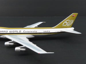 1:400 Scale 400 Your Craftsman Seaboard World Containership Saudia Boeing B747