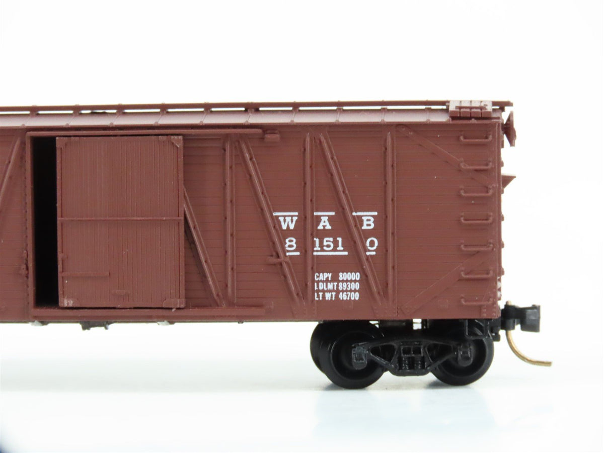 N Scale Kadee Micro-Trains MTL 28050 WAB Wabash 40&#39; Single Door Box Car #81510