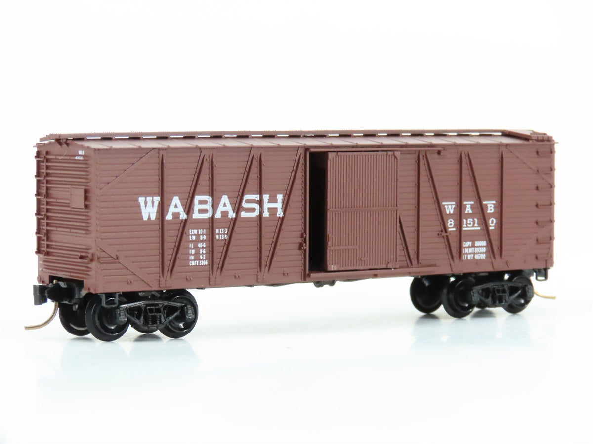 N Scale Kadee Micro-Trains MTL 28050 WAB Wabash 40&#39; Single Door Box Car #81510