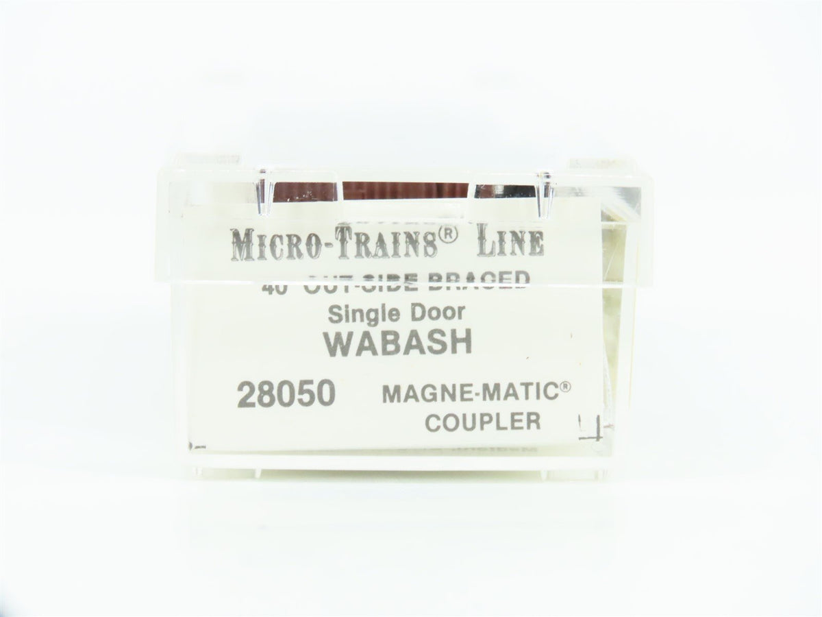 N Scale Kadee Micro-Trains MTL 28050 WAB Wabash 40&#39; Single Door Box Car #81510