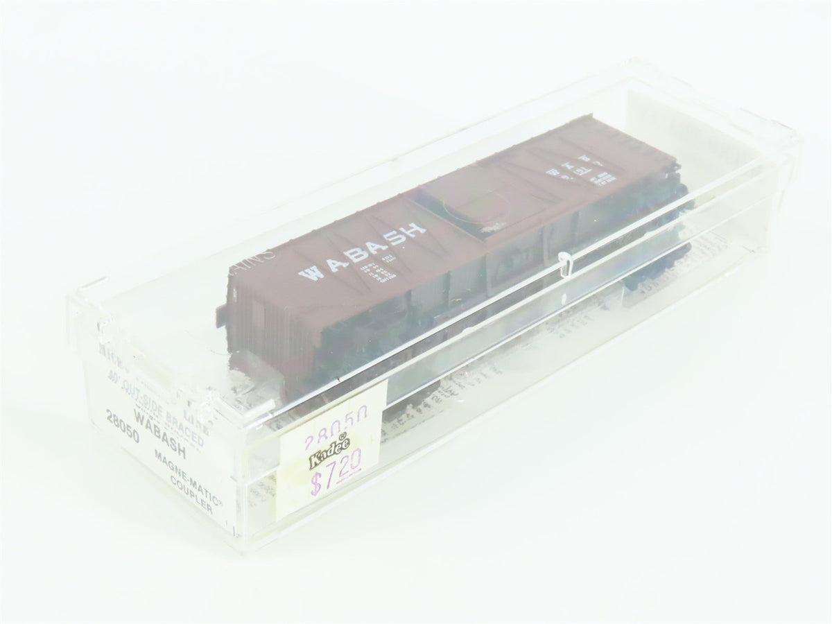 N Scale Kadee Micro-Trains MTL 28050 WAB Wabash 40&#39; Single Door Box Car #81510