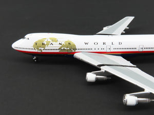 1:400 Scale Gemini Jets TWA Trans World Boeing B747-131 Airliner #N93108