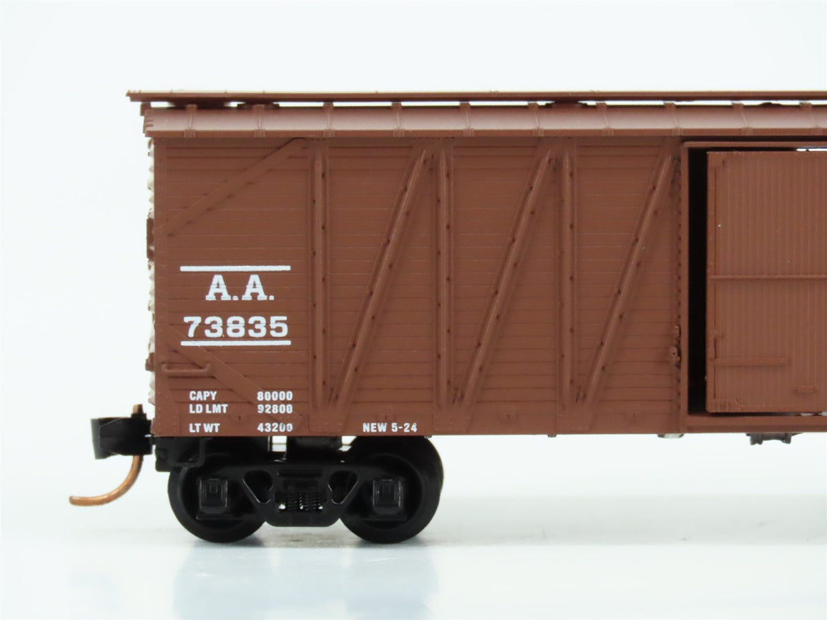 N Scale Micro-Trains MTL 28100 AA Ann Arbor 40&#39; Single Door Box Car #73835