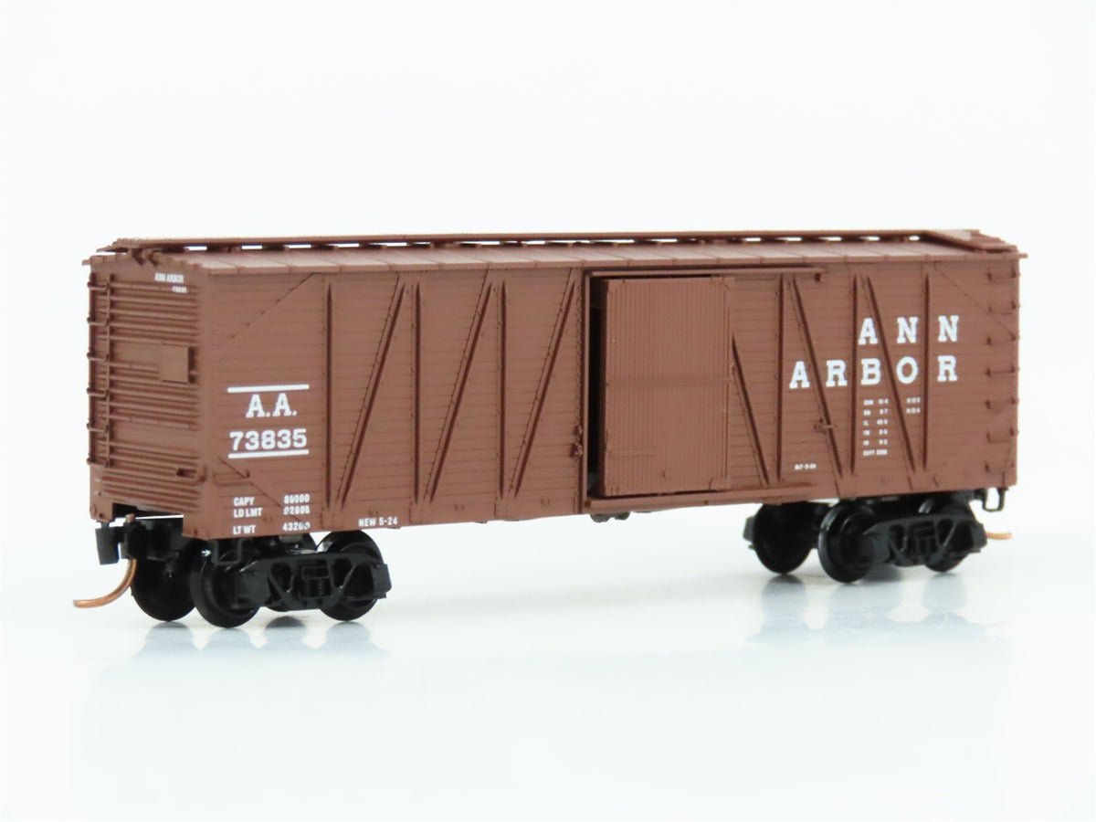 N Scale Micro-Trains MTL 28100 AA Ann Arbor 40&#39; Single Door Box Car #73835