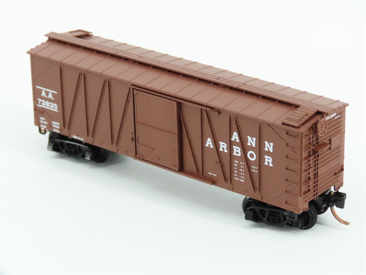 N Scale Micro-Trains MTL 28100 AA Ann Arbor 40&#39; Single Door Box Car #73835