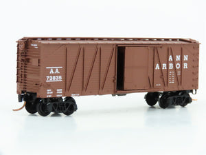 N Scale Micro-Trains MTL 28100 AA Ann Arbor 40' Single Door Box Car #73835