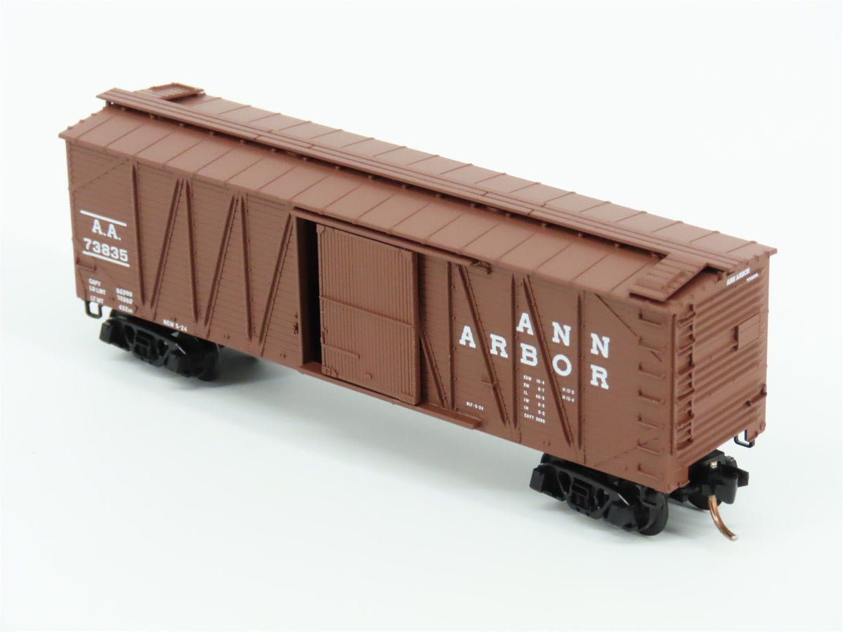 N Scale Micro-Trains MTL 28100 AA Ann Arbor 40&#39; Single Door Box Car #73835