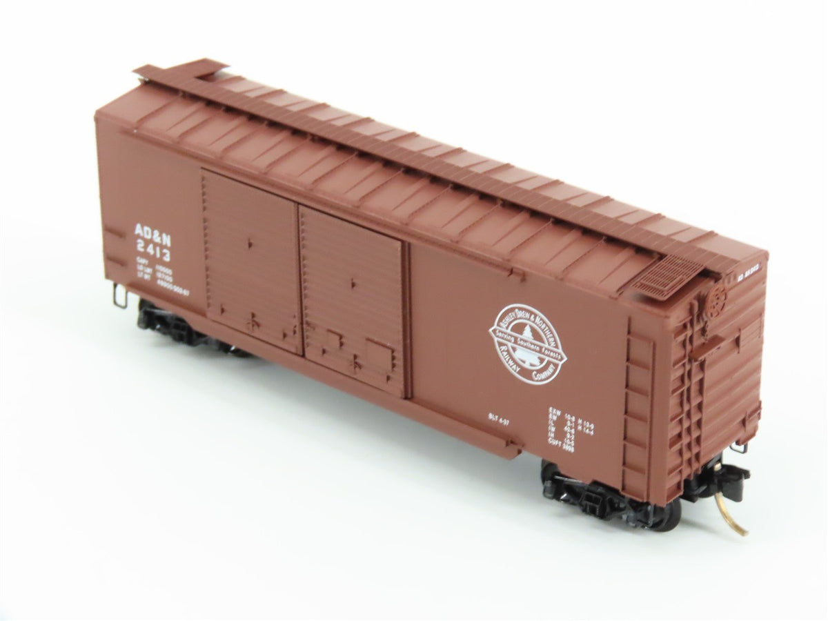 N Scale Micro-Trains MTL 23240 AD&amp;N Ashley Drew &amp; Northern 40&#39; Box Car #2413