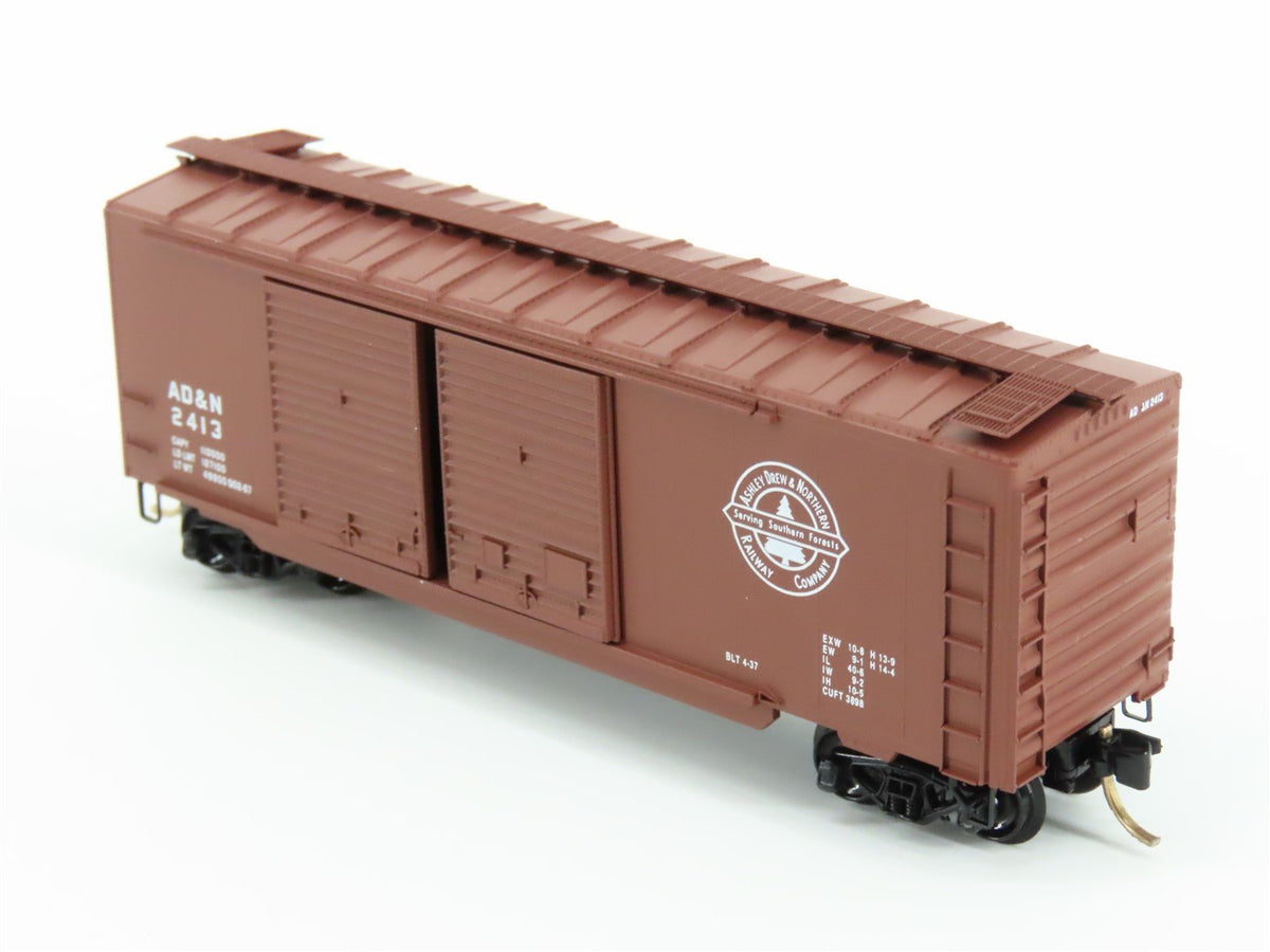 N Scale Micro-Trains MTL 23240 AD&amp;N Ashley Drew &amp; Northern 40&#39; Box Car #2413