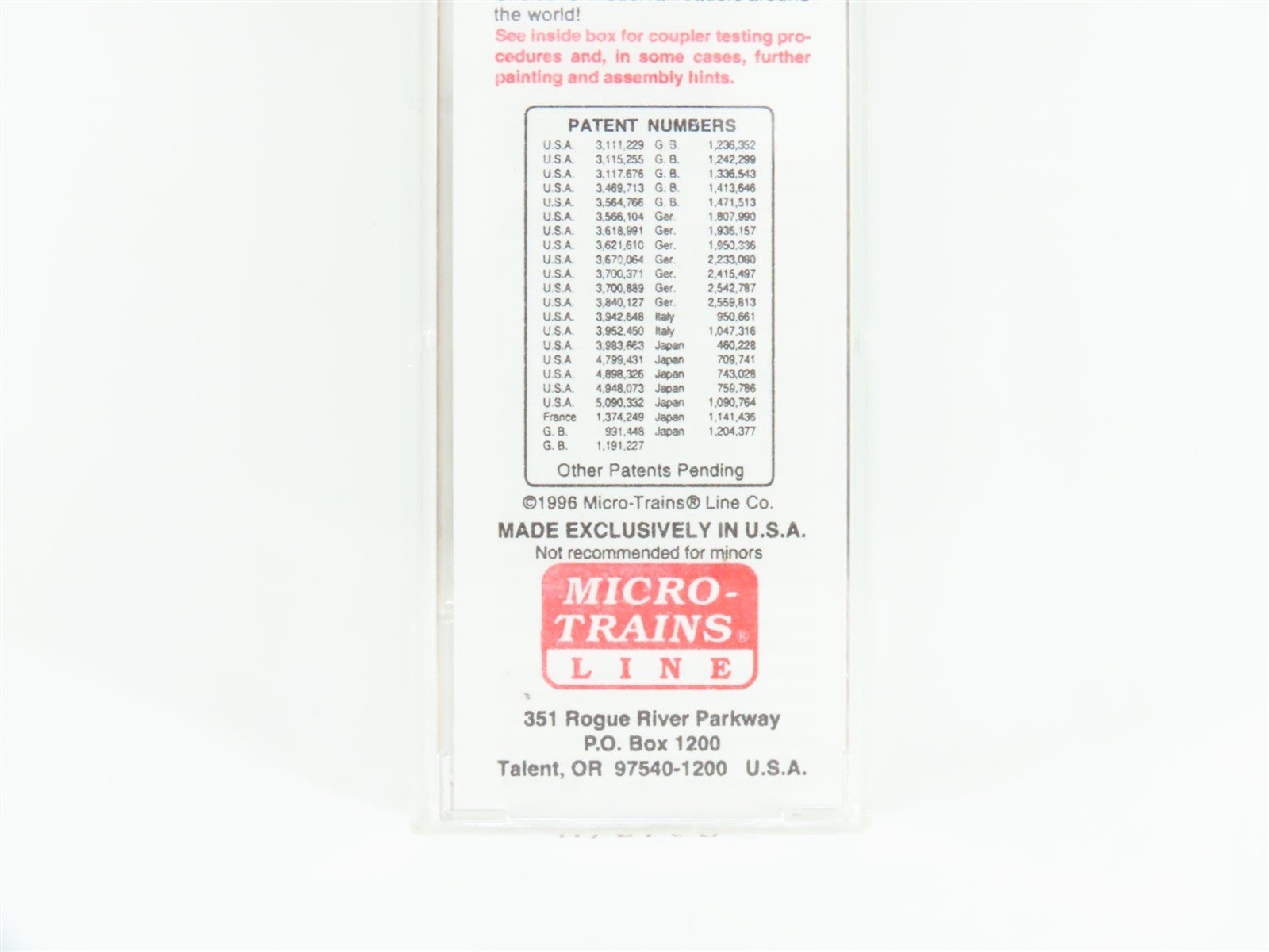 N Scale Micro-Trains MTL 23240 AD&N Ashley Drew & Northern 40' Box Car #2413