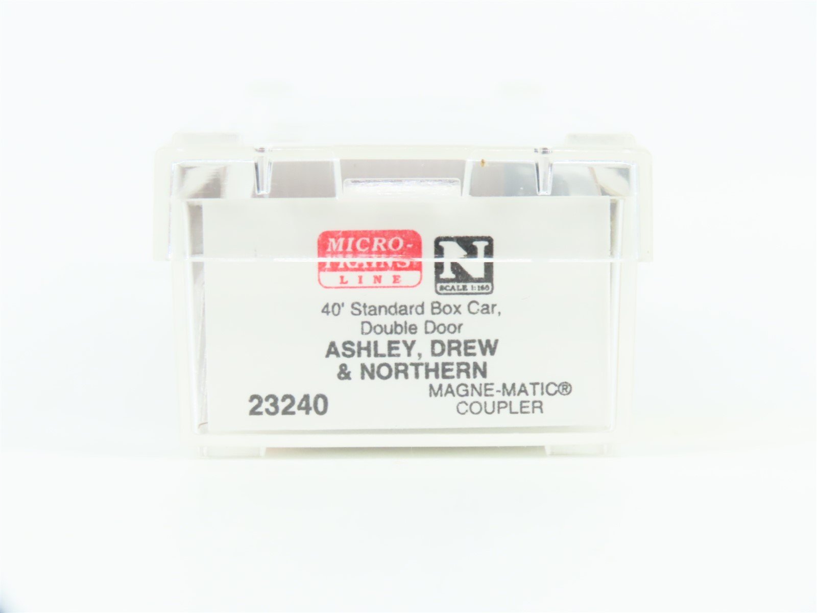N Scale Micro-Trains MTL 23240 AD&N Ashley Drew & Northern 40' Box Car #2413