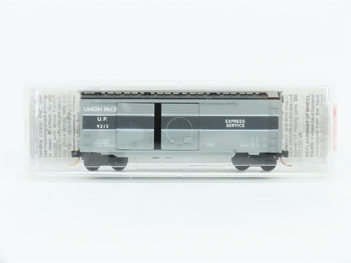 N Scale Micro-Trains MTL 23270 UP Union Pacific 40&#39; Double Door Box Car #9213