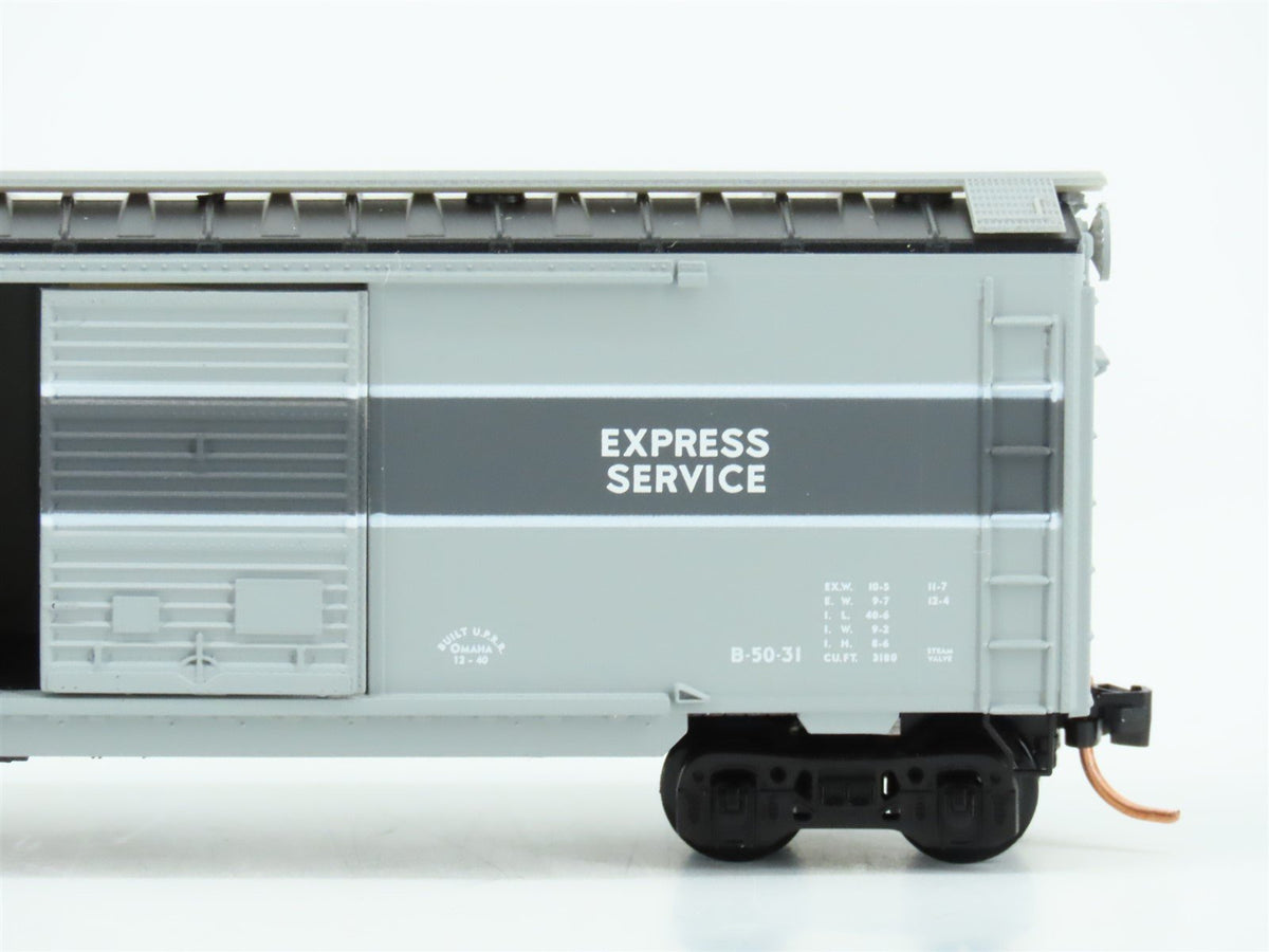 N Scale Micro-Trains MTL 23270 UP Union Pacific 40&#39; Double Door Box Car #9213