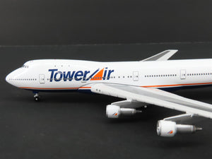 1:400 Scale Gemini Jets GJTOW057 Die-Cast Tower Air Boeing B747 Airliner #N606FF