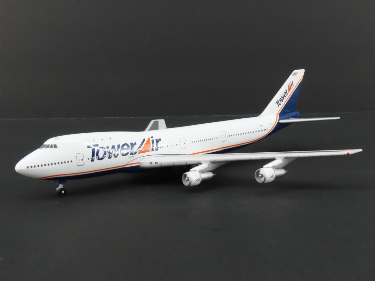 1:400 Scale Gemini Jets GJTOW057 Die-Cast Tower Air Boeing B747 Airliner #N606FF