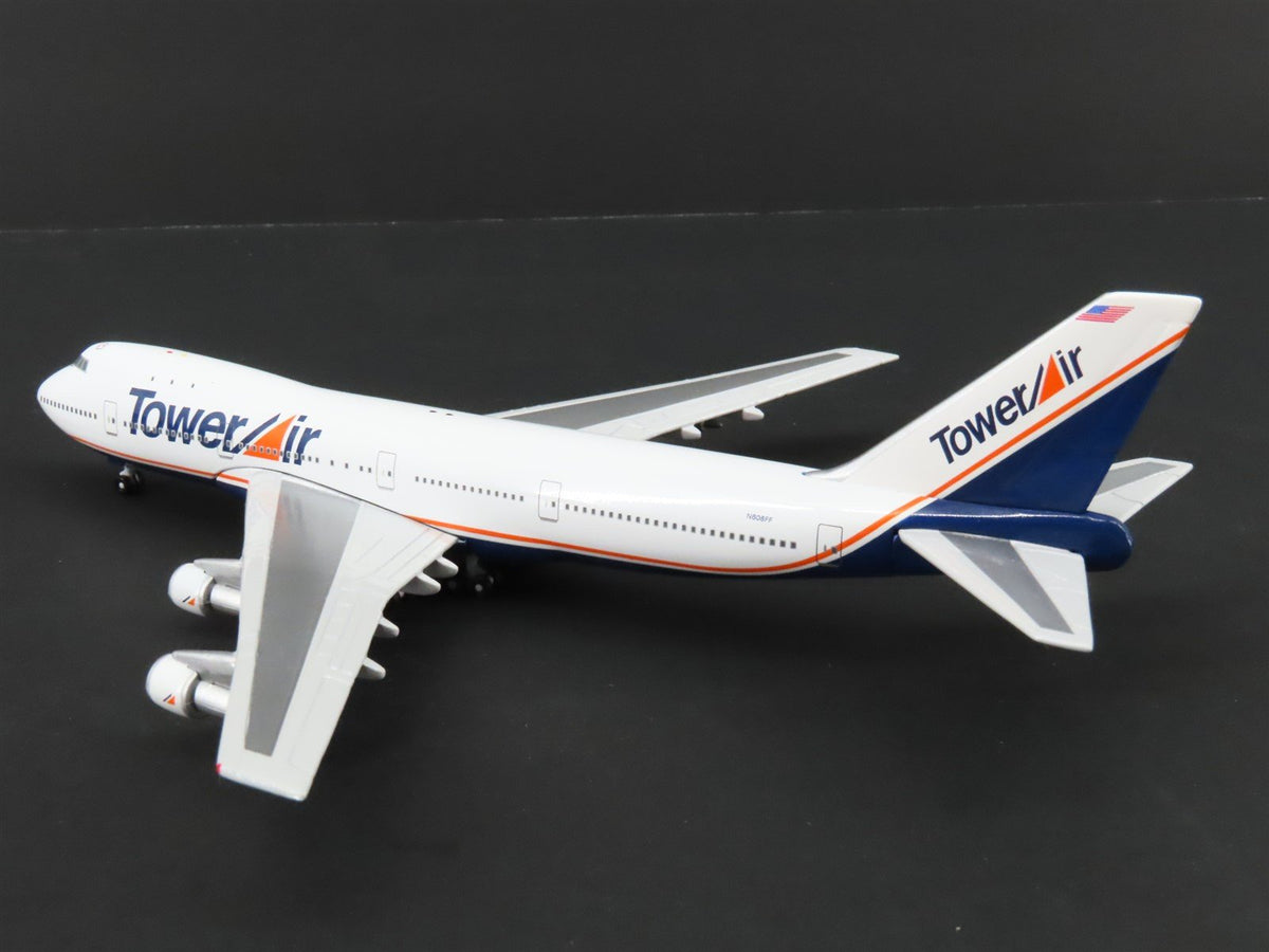 1:400 Scale Gemini Jets GJTOW057 Die-Cast Tower Air Boeing B747 Airliner #N606FF