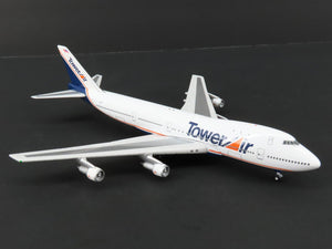 1:400 Scale Gemini Jets GJTOW057 Die-Cast Tower Air Boeing B747 Airliner #N606FF