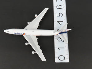 1:400 Scale Gemini Jets GJTOW057 Die-Cast Tower Air Boeing B747 Airliner #N606FF