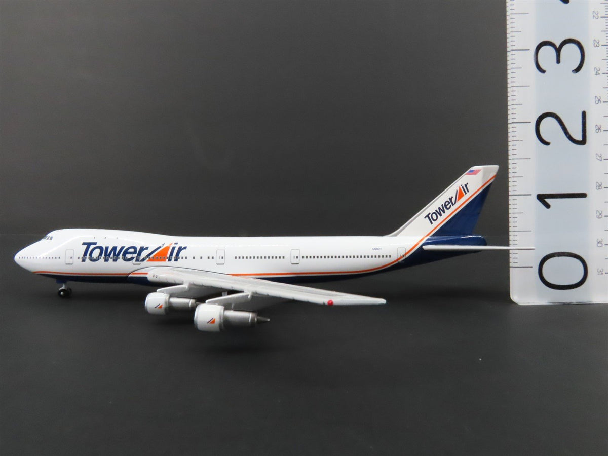 1:400 Scale Gemini Jets GJTOW057 Die-Cast Tower Air Boeing B747 Airliner #N606FF