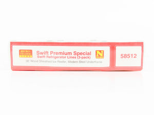 N Scale Micro-Trains MTL 58512 SRL Swift Premium Special Reefer 3-Pack Sealed