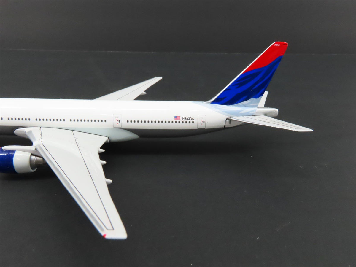 1:400 Scale Gemini Jets GJDAL090 Die-Cast Delta Boeing B777-200 Airliner #N863DA