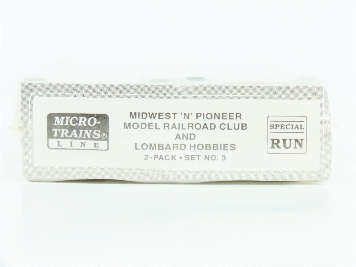 N Micro-Trains MTL Midwest &#39;N&#39; Pioneer/Lombard Hobbies #3 UP/CNW Hopper 2-Pack