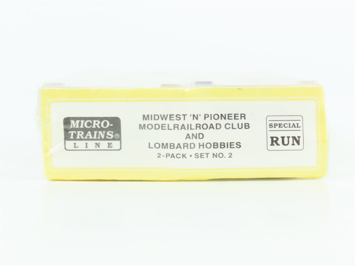 N Micro-Trains MTL Midwest &#39;N&#39; Pioneer/Lombard Hobbies #2 CNW Hopper 2-Pack