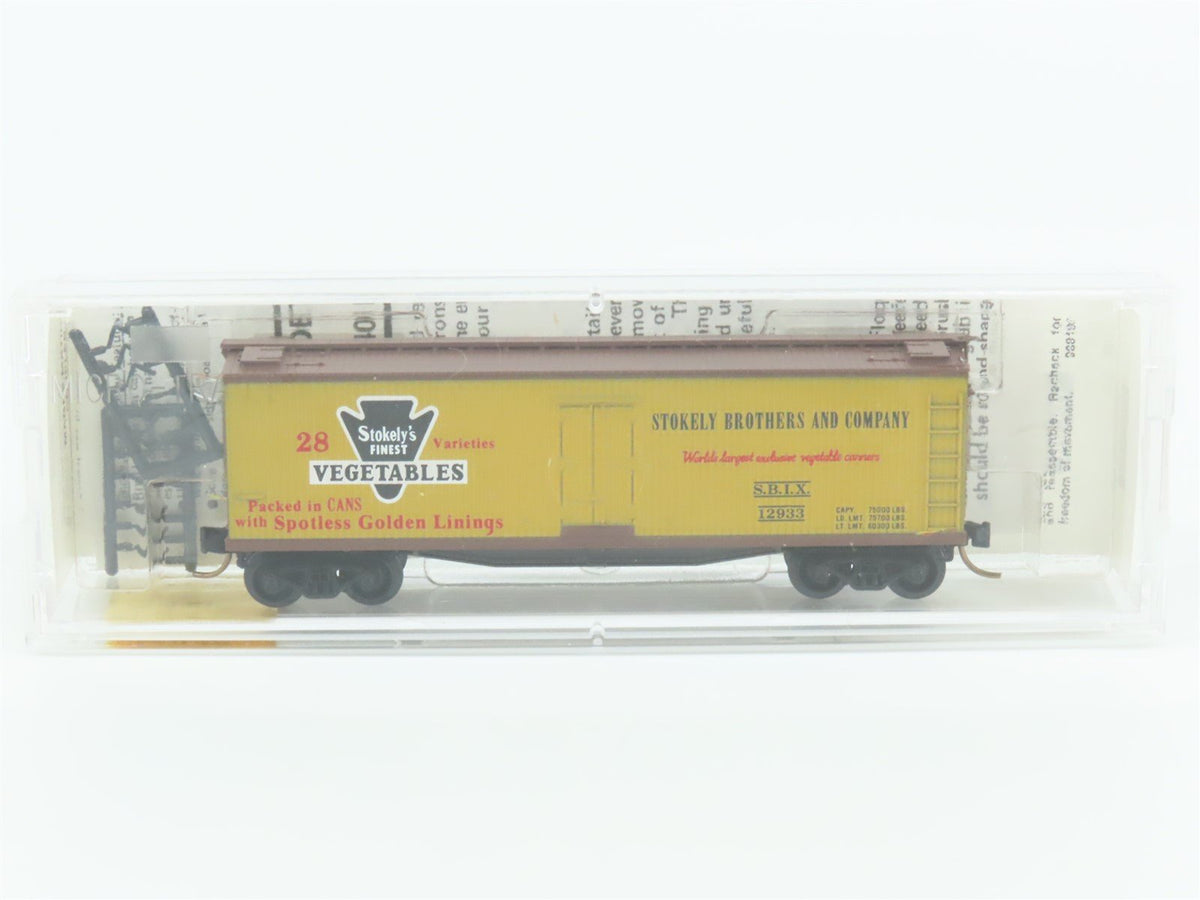 N Scale Micro-Trains MTL 49340 SBIX Stokely Vegetables 40&#39; Reefer #12933