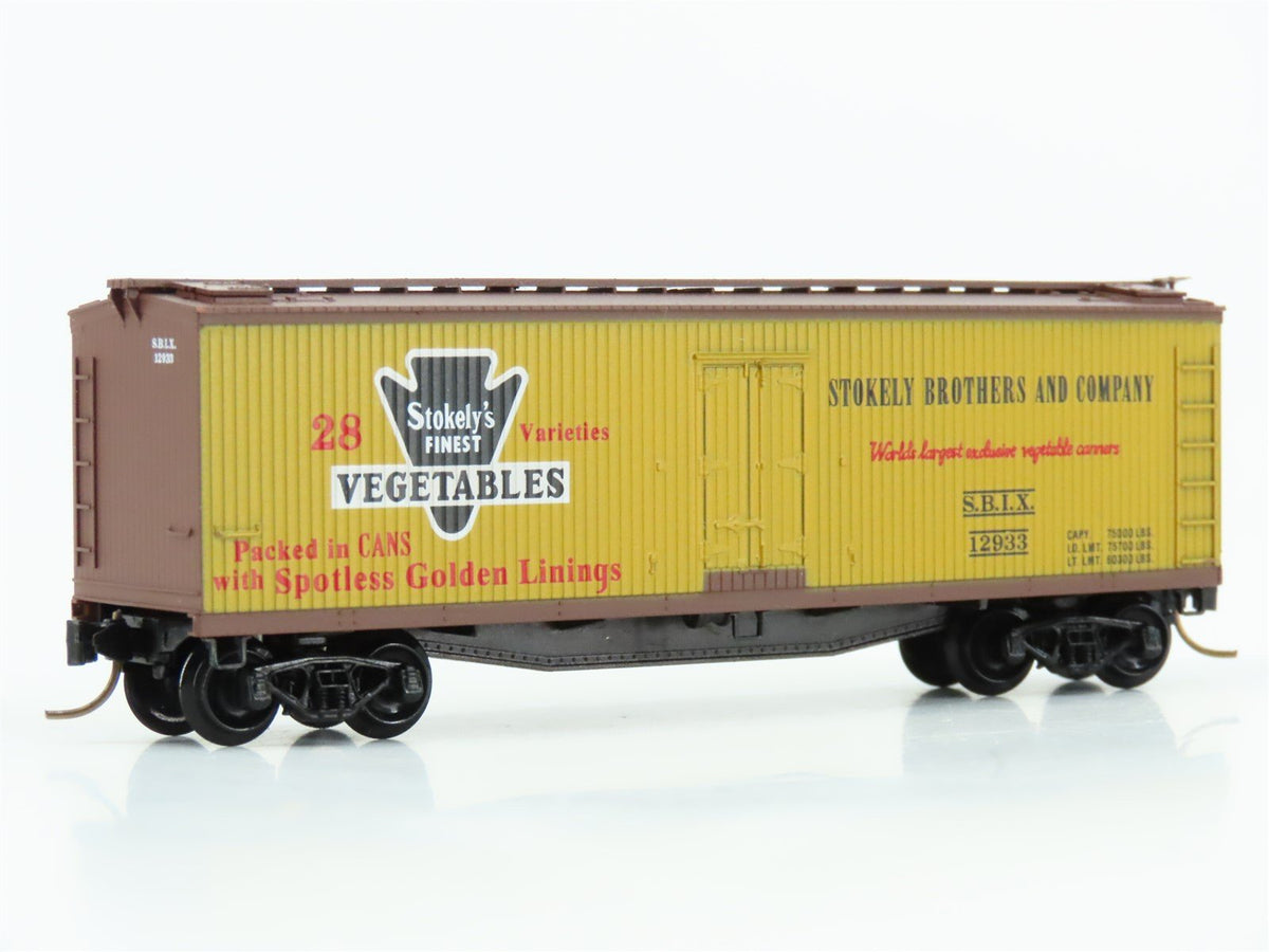 N Scale Micro-Trains MTL 49340 SBIX Stokely Vegetables 40&#39; Reefer #12933