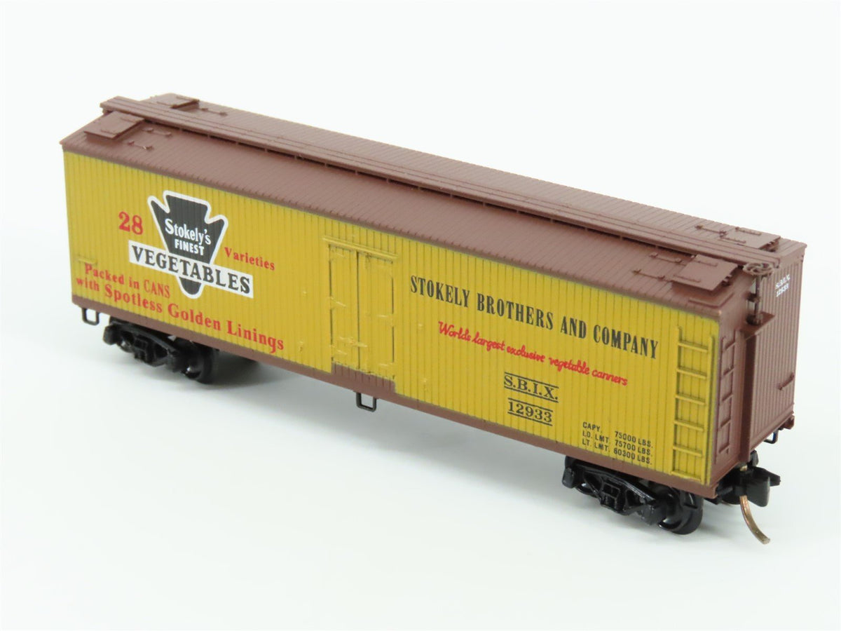 N Scale Micro-Trains MTL 49340 SBIX Stokely Vegetables 40&#39; Reefer #12933