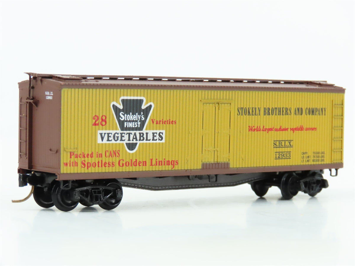 N Scale Micro-Trains MTL 49340 SBIX Stokely Vegetables 40&#39; Reefer #12933