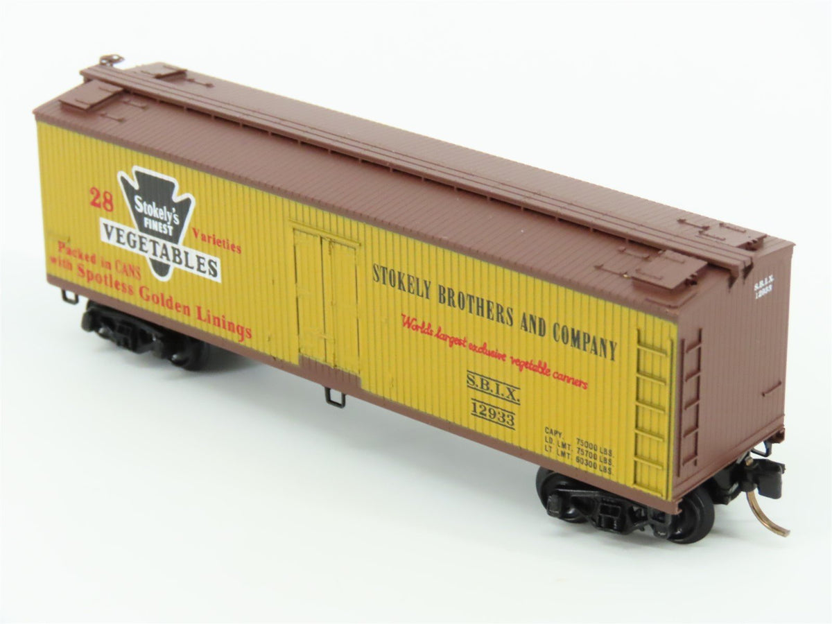 N Scale Micro-Trains MTL 49340 SBIX Stokely Vegetables 40&#39; Reefer #12933