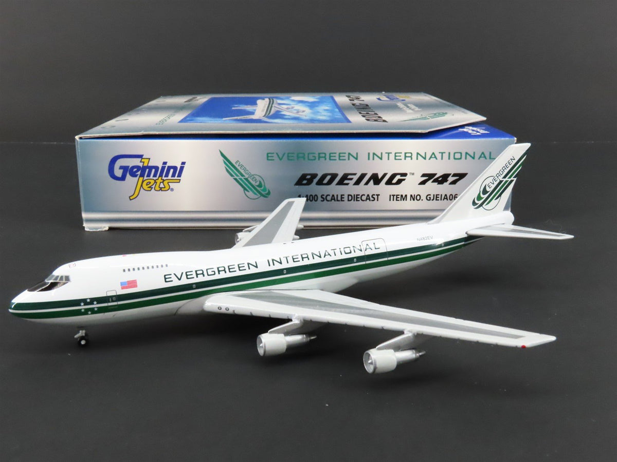 1:400 Scale Gemini Jets GJEIA061 Evergreen International Boeing B747 #N482EV