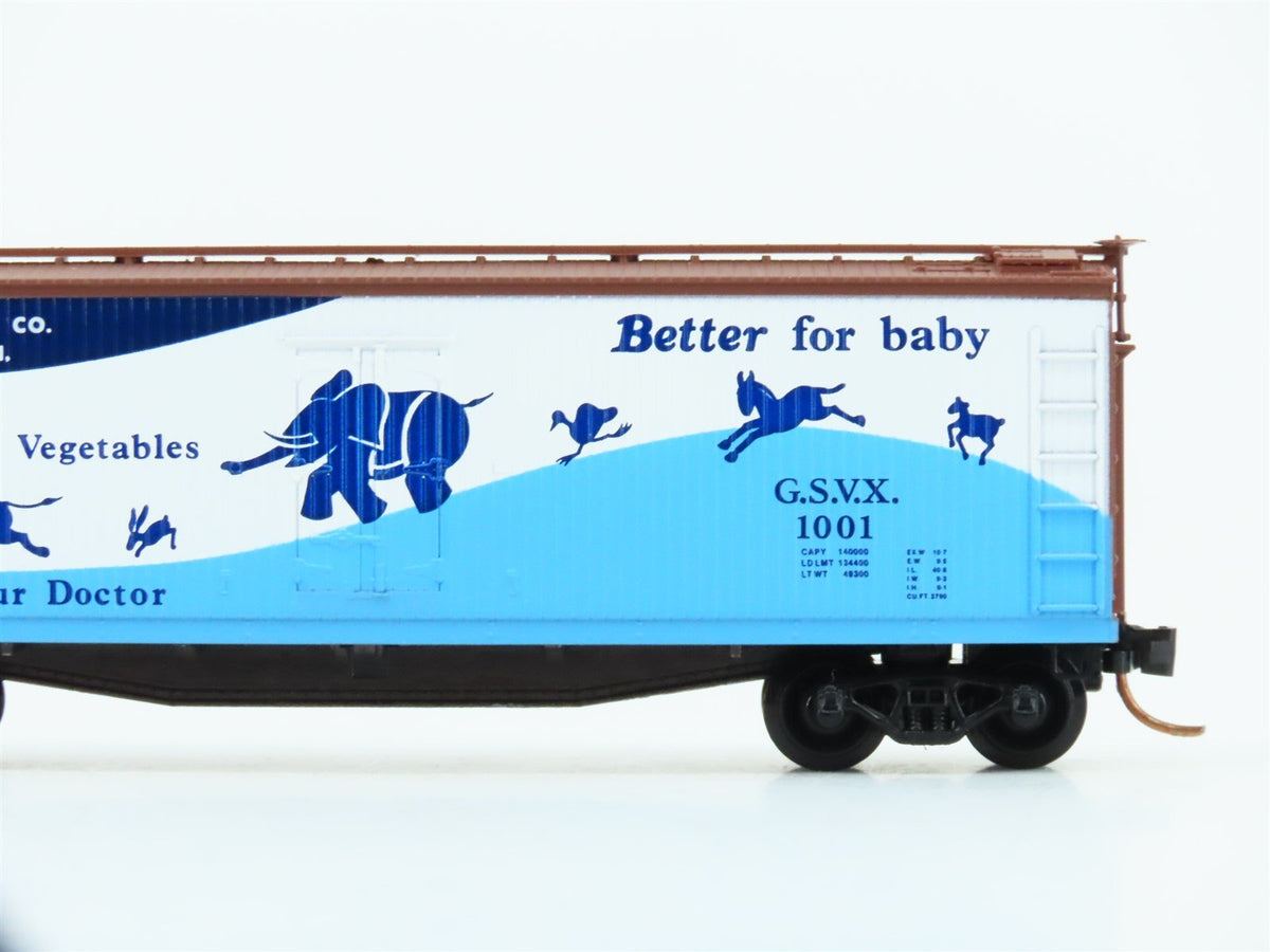 N Scale Micro-Trains MTL 49330 GSVX Gerber Products Company 40&#39; Reefer #1001