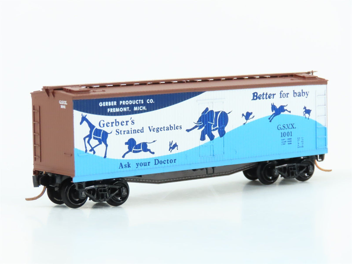 N Scale Micro-Trains MTL 49330 GSVX Gerber Products Company 40&#39; Reefer #1001